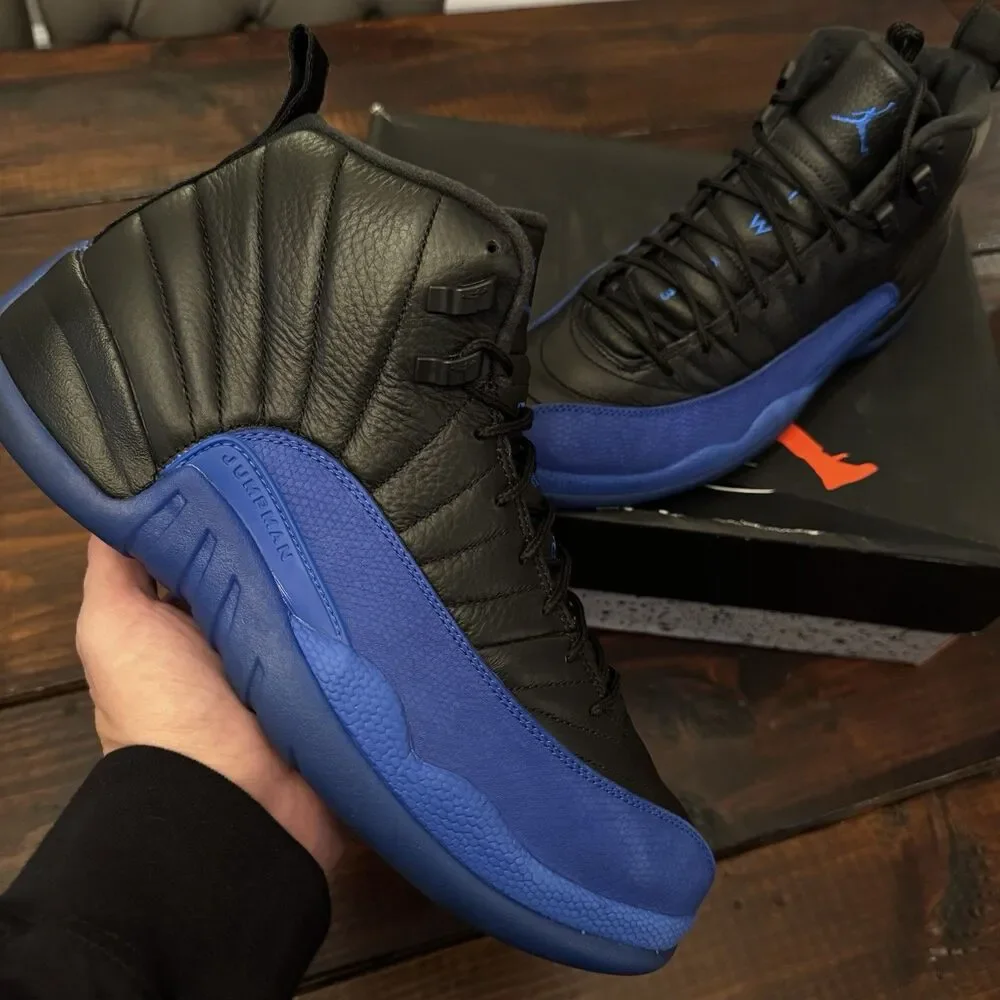 Air Jordan 12 Retro Black Game Royal Shoes